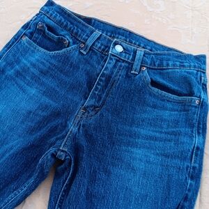 Levi's Dark Blue Slim Straight Jeans